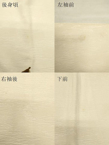 平和屋着物＃羽織　草花文　金銀彩　正絹　逸品　CAAT5823id