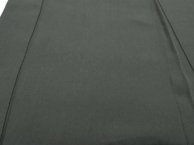 平和屋着物＃男性　羽織　黒紋付き　正絹　逸品　CAAT5829id