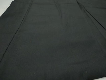 平和屋着物∞男性　長羽織　黒紋付き　正絹　逸品　CAAT5853id