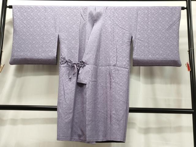 平和屋着物▽道中着　紗　スリーシーズン　春夏秋　塵除け　リバーシブル　草花文　金彩　反端付き　伊と幸　ロング丈　正絹　CAAT5877id