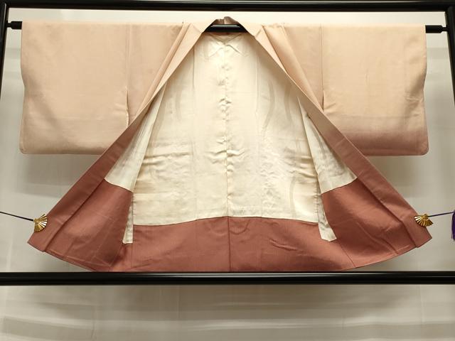 平和屋着物∞長羽織 総刺繍 草花文 暈し染め 正絹 逸品 CAAT5889id