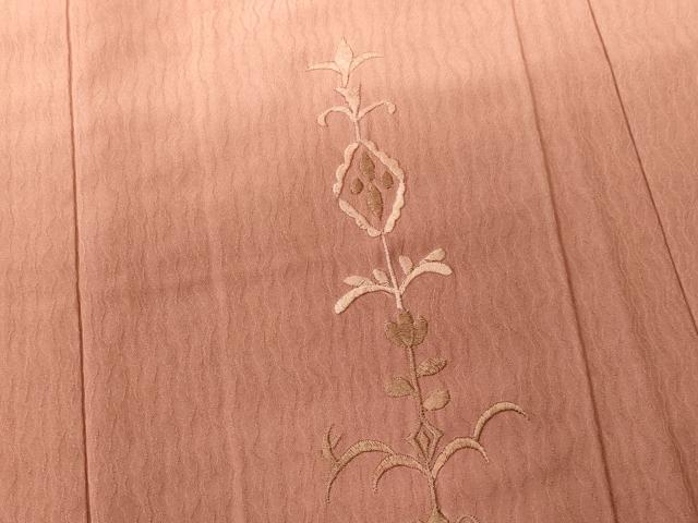 平和屋着物∞長羽織 総刺繍 草花文 暈し染め 正絹 逸品 CAAT5889id