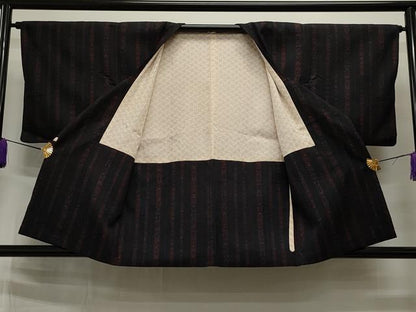 平和屋着物∞道行コート 草花間道 正絹 逸品 CAAT5911id