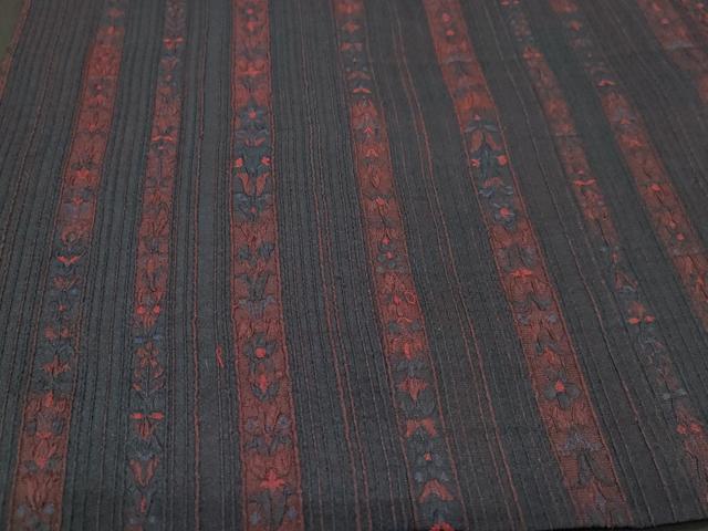 平和屋着物∞道行コート 草花間道 正絹 逸品 CAAT5911id