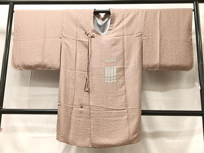 平和屋着物＃道行コート　幾何学文様　金彩　ロング丈　正絹　逸品　未使用　CAAT5927id