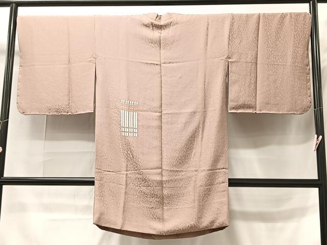 平和屋着物＃道行コート　幾何学文様　金彩　ロング丈　正絹　逸品　未使用　CAAT5927id