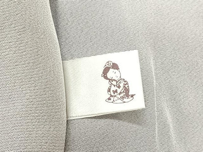 平和屋着物＃道行コート　幾何学文様　金彩　ロング丈　正絹　逸品　未使用　CAAT5927id