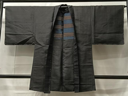 平和屋着物▽男性　長羽織　単衣　吉祥文　正絹　逸品　未使用　CAAT5931id