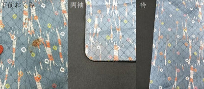 平和屋着物∞道中着　絞り　吉祥文　ロング丈　正絹　逸品　CAAT5943id