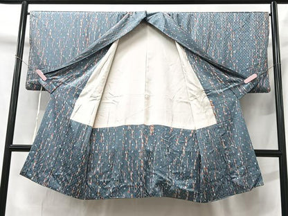 平和屋着物∞道中着　絞り　吉祥文　ロング丈　正絹　逸品　CAAT5943id