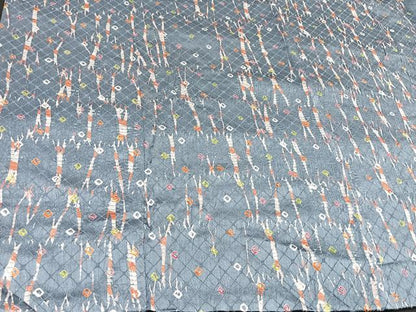 平和屋着物∞道中着　絞り　吉祥文　ロング丈　正絹　逸品　CAAT5943id