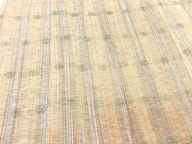 平和屋着物∞道中着 紬地 吉祥霞文 正絹 逸品 CAAT5948id