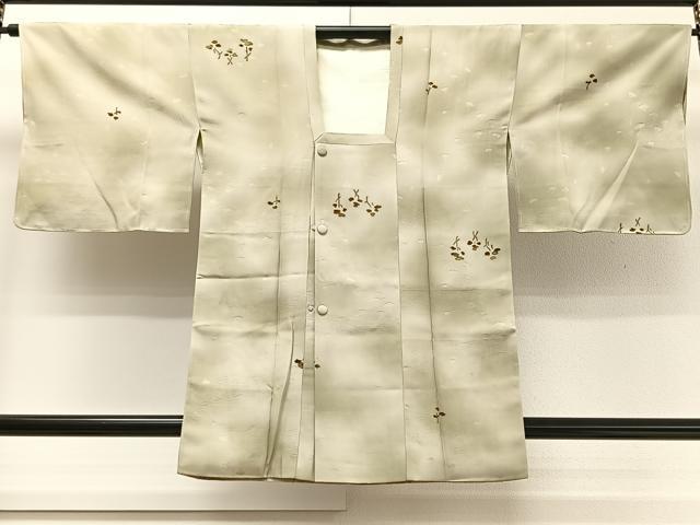 平和屋着物＃道行コート 枝花文 暈し染め 正絹 逸品 未使用 CAAT5955id