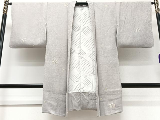 平和屋着物＃長羽織　絞り　舞花文　正絹　逸品　CAAT5964id