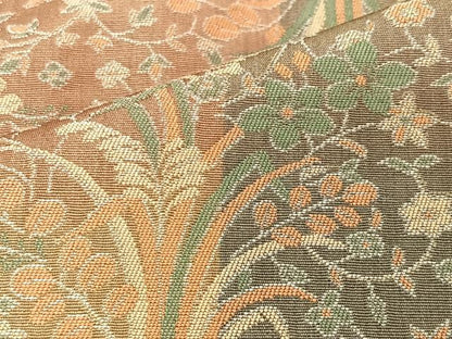 平和屋着物∞道中着　草花文　正絹　逸品　CAAT5965id