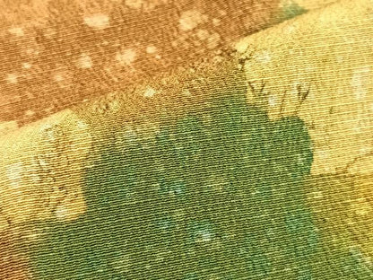 平和屋着物∞道中着 草花文 ロング丈 正絹 逸品 未使用 CAAT5970id