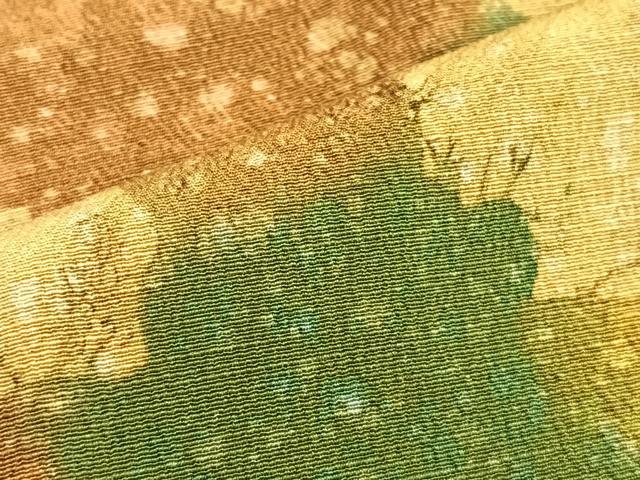 平和屋着物∞道中着 草花文 ロング丈 正絹 逸品 未使用 CAAT5970id