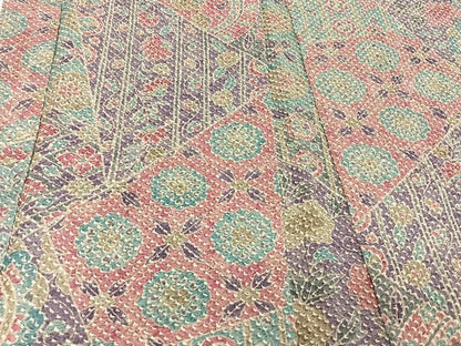 平和屋着物＃羽織　総絞り　切嵌花文　正絹　逸品　CAAT5975id