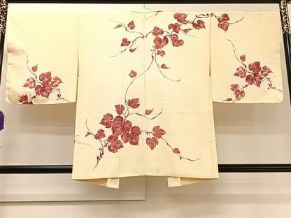平和屋着物＃羽織　蔦の葉文　暈し染め　正絹　逸品　未使用　CAAT5976id