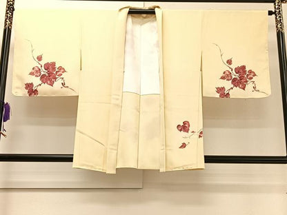 平和屋着物＃羽織　蔦の葉文　暈し染め　正絹　逸品　未使用　CAAT5976id
