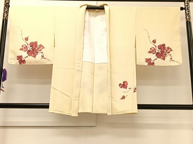 平和屋着物＃羽織　蔦の葉文　暈し染め　正絹　逸品　未使用　CAAT5976id