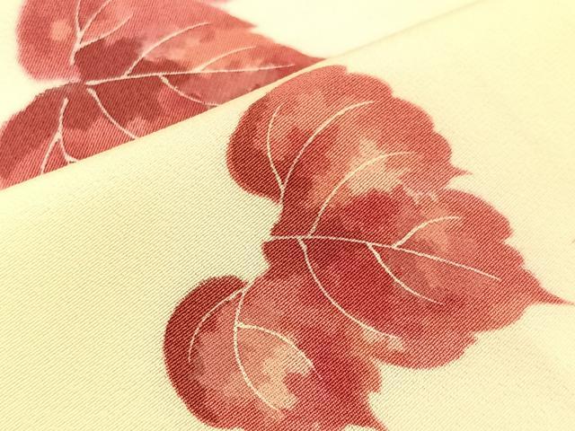 平和屋着物＃羽織　蔦の葉文　暈し染め　正絹　逸品　未使用　CAAT5976id