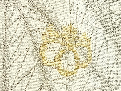 平和屋着物＃長羽織 寿光織 葉尽くし 金糸 正絹 逸品 CAAT5981id