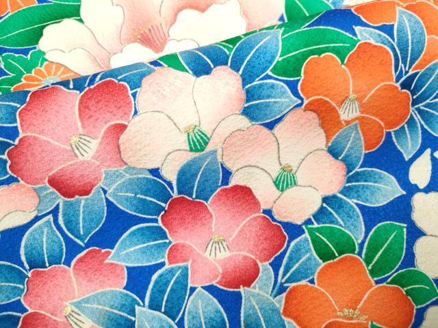 平和屋着物∵女の子　十三参り　子供　祝着・袋帯セット　駒刺繍　草花文　金彩　逸品　CAAT6102ze