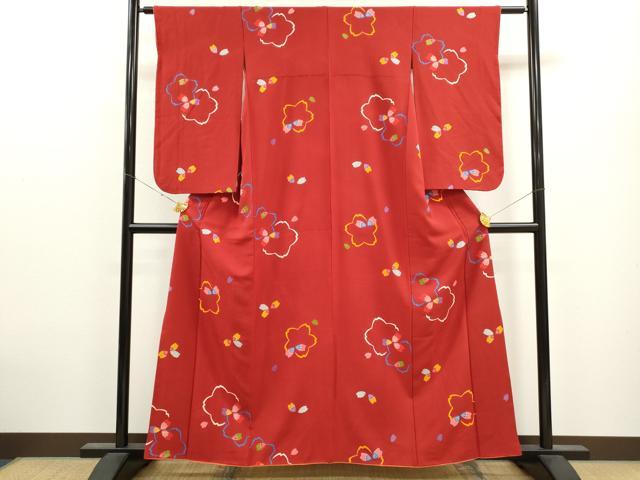 平和屋着物∵女の子 十三参り 子供 祝着 舞桜文 逸品 CAAT6299ze