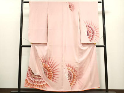 平和屋着物∵女の子　十三参り　子供　祝着　孔雀文　逸品　CAAT6300ze