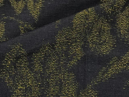 平和屋着物▽上質な紬 単衣 遠山樹林文 正絹 逸品 CAAT6547xi