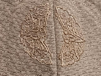 平和屋着物▽上質な色無地 単衣 赤白橡色 正絹 逸品 CAAT6549xi