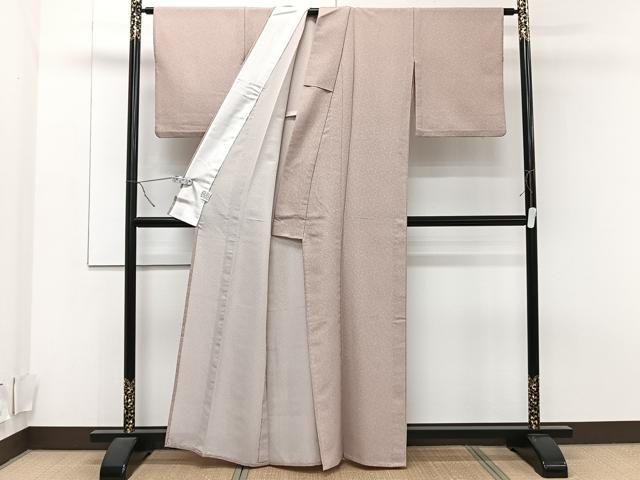 平和屋着物▽江戸小紋 単衣 南天文 洗える着物 CAAT6554xi