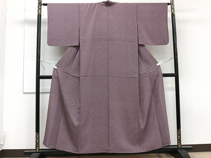 平和屋着物▽江戸小紋 単衣 鮫小紋柄 洗える着物 CAAT6558xi