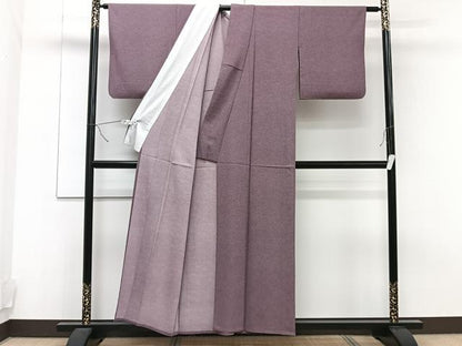 平和屋着物▽江戸小紋 単衣 鮫小紋柄 洗える着物 CAAT6558xi