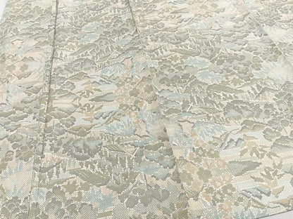 平和屋着物▽本場大島紬 単衣 9マルキ 風景文 正絹 逸品 CAAT6573xi