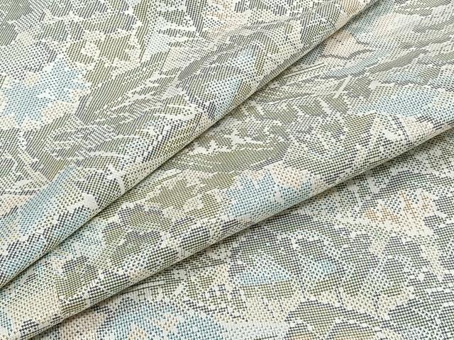 平和屋着物▽本場大島紬 単衣 9マルキ 風景文 正絹 逸品 CAAT6573xi