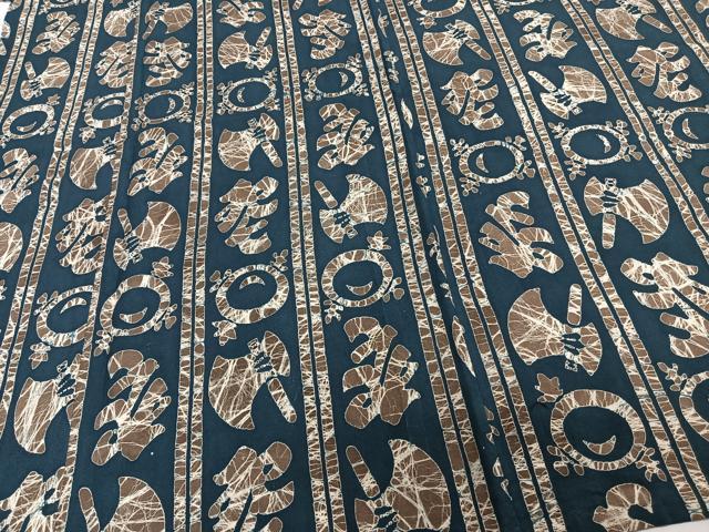 平和屋着物∴夏物　男性　浴衣　間道　綿　逸品　CAAT6578xi
