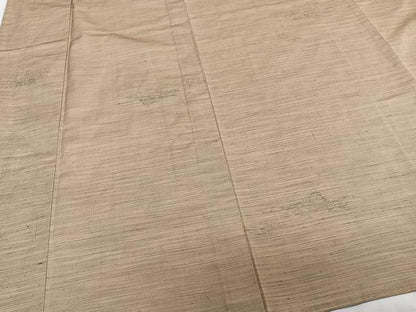 平和屋着物▽上質な紬 単衣 抽象文 正絹 逸品 CAAT6581xi