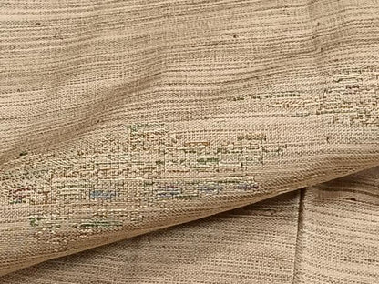 平和屋着物▽上質な紬 単衣 抽象文 正絹 逸品 CAAT6581xi
