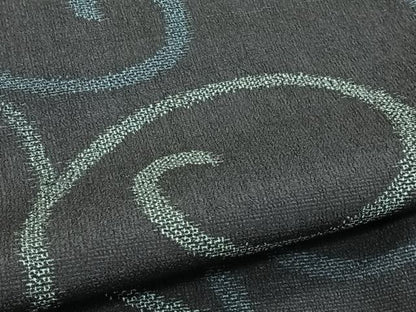 平和屋着物▽本塩沢 単衣 唐草文 正絹 逸品 CAAT6594xi