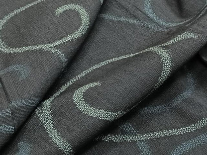 平和屋着物▽本塩沢 単衣 唐草文 正絹 逸品 CAAT6594xi