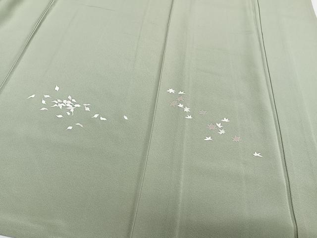 平和屋着物▽訪問着 単衣 友禅 童子 正絹 逸品 CAAT6629xi