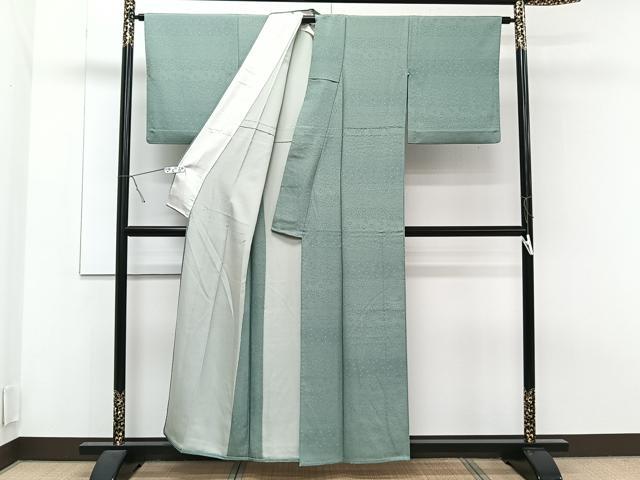 平和屋着物▽江戸小紋 単衣 横段小紋柄 正絹 逸品 CAAT6630xi