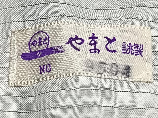 平和屋着物▽中国三大刺繍　スワトウ刺繍　訪問着　単衣　総刺繍　花菱文　やまと誂製　正絹　逸品　CAAT6631xi