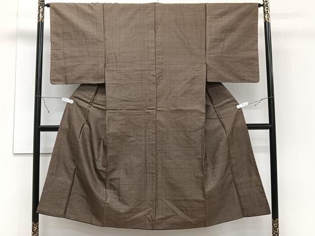 平和屋着物■男性　紬　絣文様　正絹　逸品　CAAT6649xi