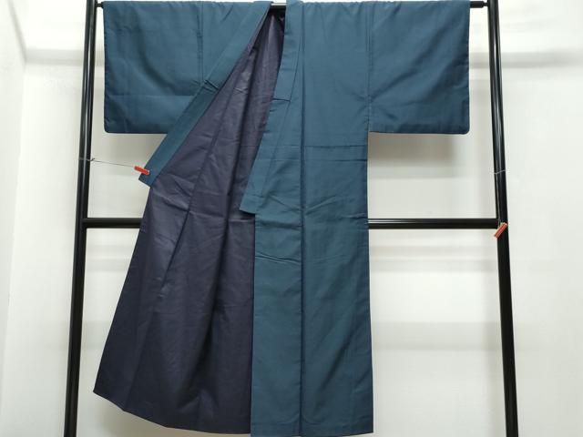 平和屋着物●男性 紬 アンサンブル 100亀甲 正絹 逸品 CAAT6824vf