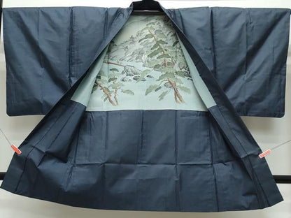 平和屋着物●男性　本場大島紬　アンサンブル　100亀甲　総詰め　正絹　逸品　CAAT6826vf