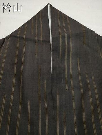 平和屋着物●上質な紬 霞文 正絹 逸品 CAAT6909vf