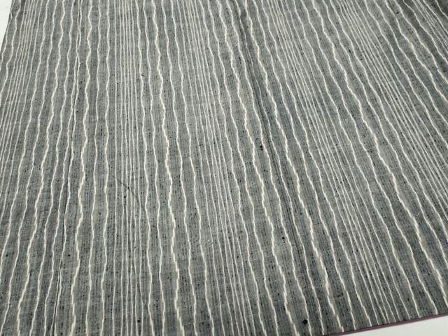 平和屋着物●上質な紬　変わり縞　正絹　逸品　CAAT6955vf